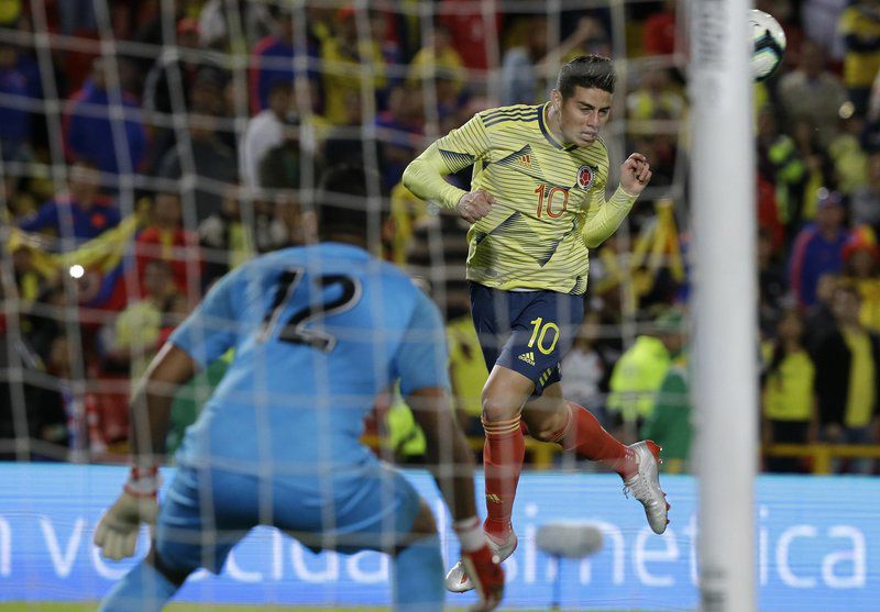 El volante colombiano James Rodríguez